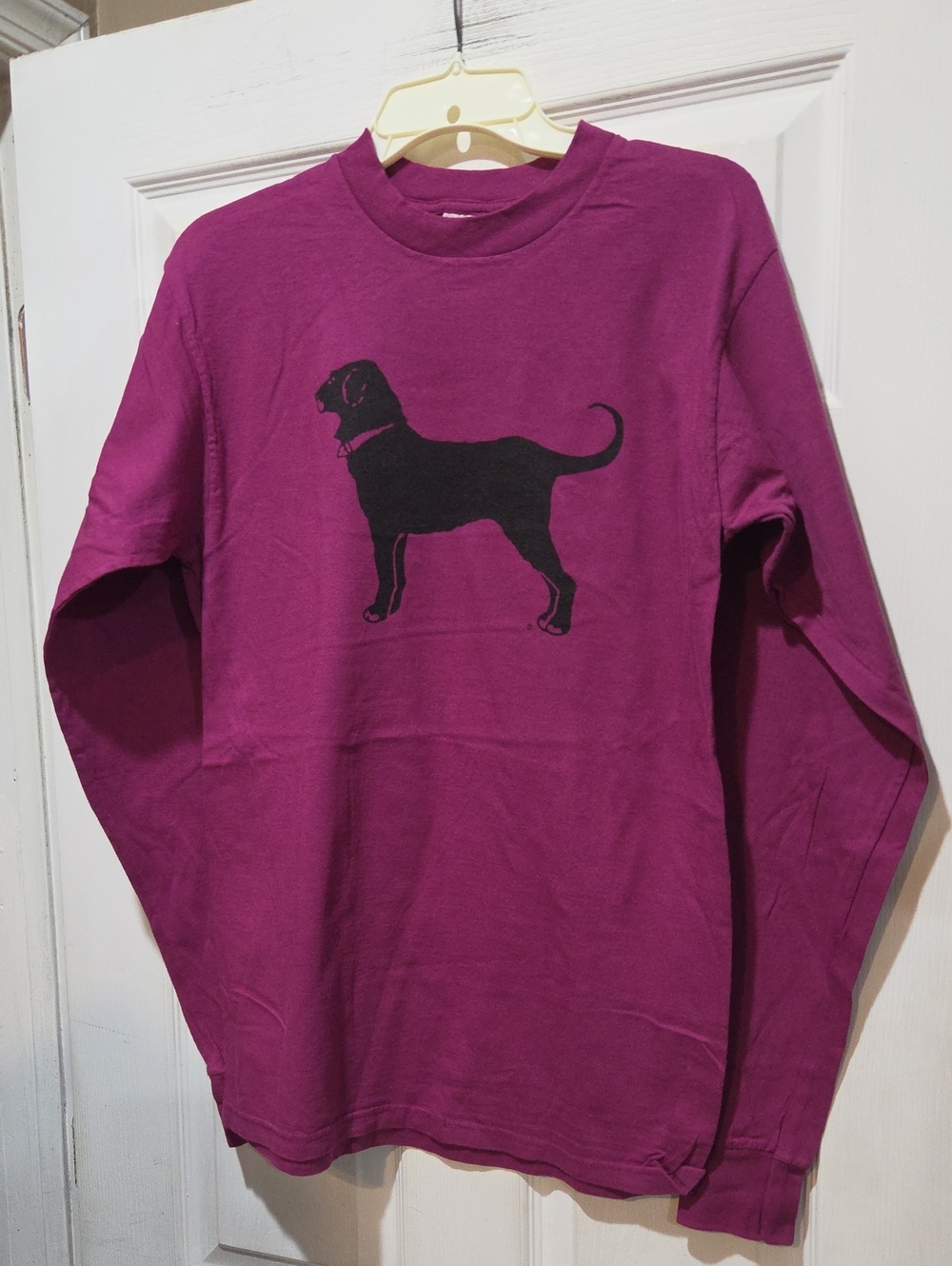 VINTAGE BLACK DOG LONG SLEEVE TEE